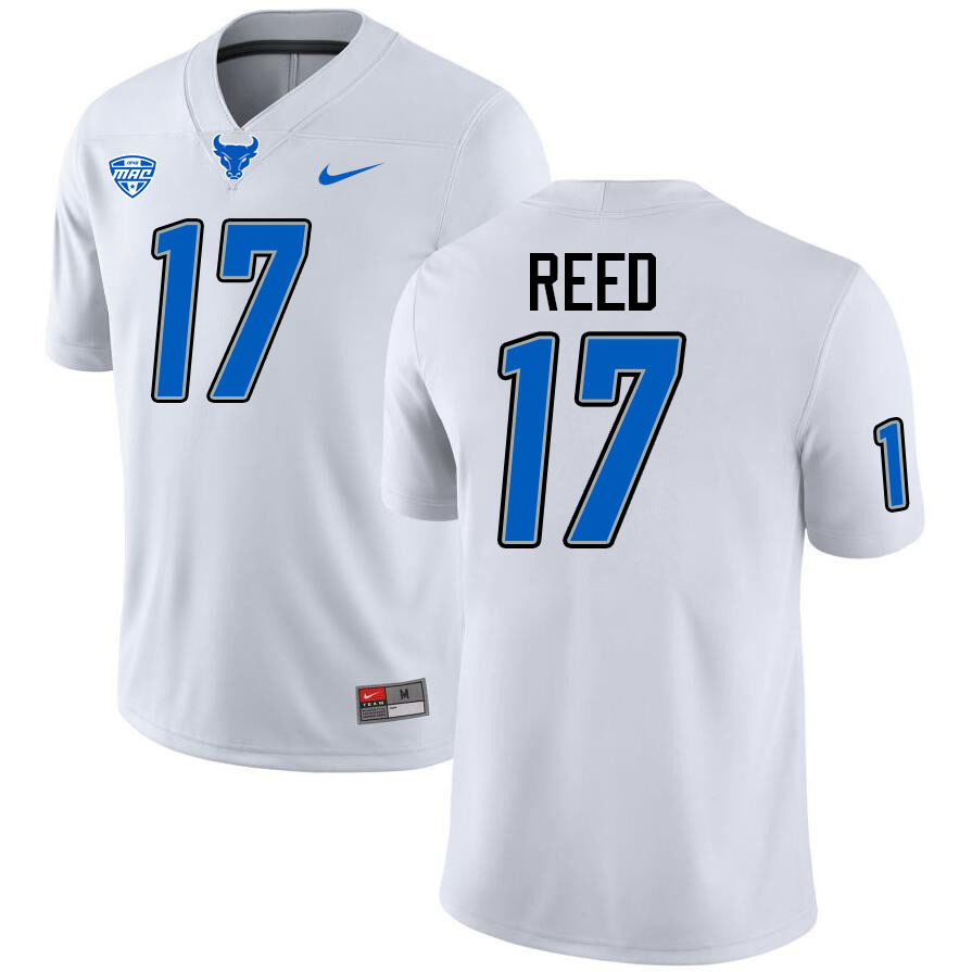 Nick Reed UB Bulls Jersey,University Of Buffalo Bulls #17 Nick Reed Jersey Youth-White